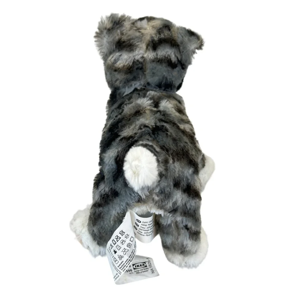 IKEA Lilleplutt Gray White Striped Cat‎ Kitten 10